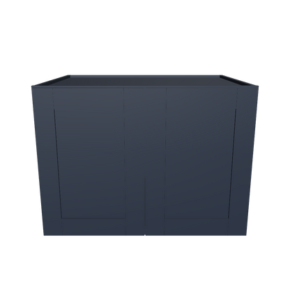 Wall Kitchen Cabinet W332424 Danbury Blue LessCare 33 in. width 24 in. height 24 in. depth