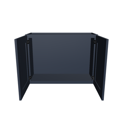 Wall Kitchen Cabinet W3324 Danbury Blue LessCare 33 in. width 24 in. height 12 in. depth