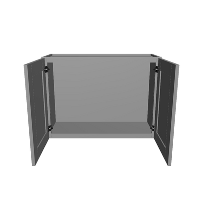 Wall Kitchen Cabinet W3324 Colonial Gray LessCare 33 in. width 24 in. height 12 in. depth