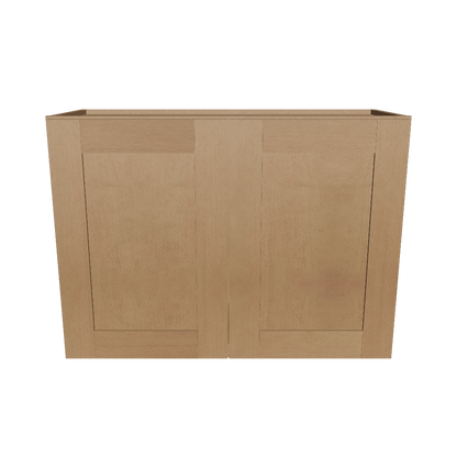 Wall Kitchen Cabinet W3324 Shaker Toffee LessCare 33 in. width 24 in. height 12 in. depth