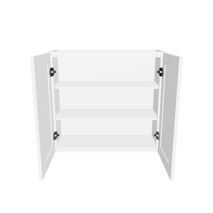 Wall Kitchen Cabinet W3330 Alpina White LessCare 33 in. width 30 in. height 12 in. depth