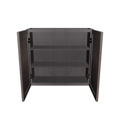 Wall Kitchen Cabinet W3330 Milan Slate 33 in. width 30 in. height 12 in. depth