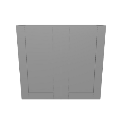 Wall Kitchen Cabinet W3330 Colonial Gray LessCare 33 in. width 30 in. height 12 in. depth