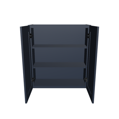 Wall Kitchen Cabinet W3336 Danbury Blue LessCare 33 in. width 36 in. height 12 in. depth