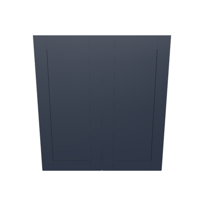 Wall Kitchen Cabinet W3336 Danbury Blue LessCare 33 in. width 36 in. height 12 in. depth