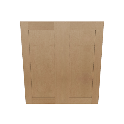 Wall Kitchen Cabinet W3336 Shaker Toffee LessCare 33 in. width 36 in. height 12 in. depth