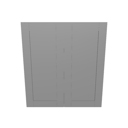 Wall Kitchen Cabinet W3336 Colonial Gray LessCare 33 in. width 36 in. height 12 in. depth