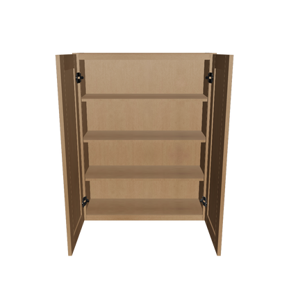 Wall Kitchen Cabinet W3342 Shaker Toffee LessCare 33 in. width 42 in. height 12 in. depth