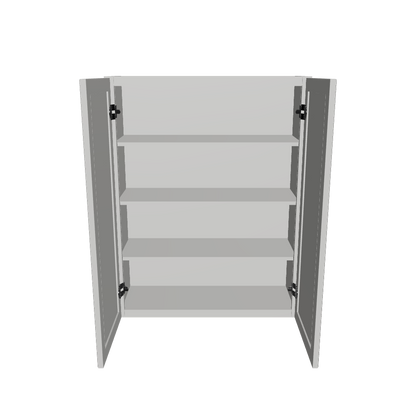Wall Kitchen Cabinet W3342 Milan Pearl 33 in. width 42 in. height 12 in. depth