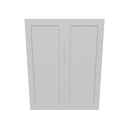 Wall Kitchen Cabinet W3342 Milan Pearl 33 in. width 42 in. height 12 in. depth