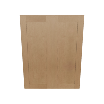 Wall Kitchen Cabinet W3342 Shaker Toffee LessCare 33 in. width 42 in. height 12 in. depth
