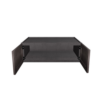 Wall Kitchen Cabinet W361224 Milan Slate LessCare 36 in. width 12 in. height 24 in. depth