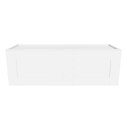 Wall Kitchen Cabinet W3612 Alpina White LessCare 36 in. width 12 in. height 12 in. depth