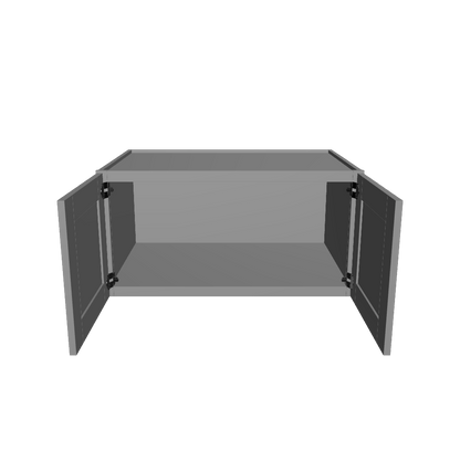 Wall Kitchen Cabinet W361824 Colonial Gray LessCare 36 in. width 18 in. height 24 in. depth