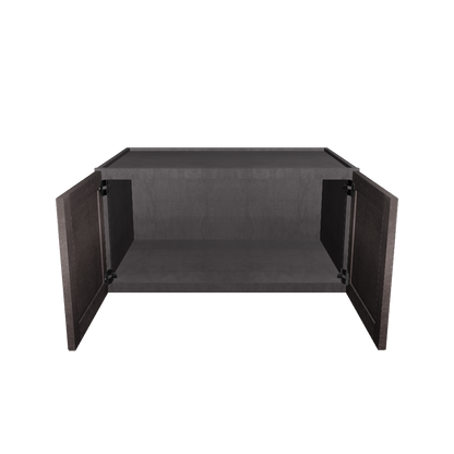 Wall Kitchen Cabinet W361824 Milan Slate LessCare 36 in. width 18 in. height 24 in. depth