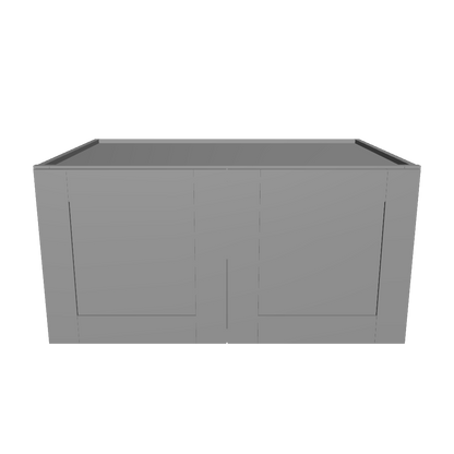 Wall Kitchen Cabinet W361824 Colonial Gray LessCare 36 in. width 18 in. height 24 in. depth