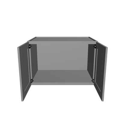 Wall Kitchen Cabinet W362424 Colonial Gray LessCare 36 in. width 24 in. height 24 in. depth