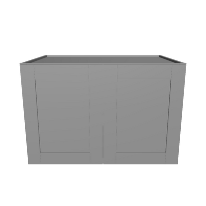 Wall Kitchen Cabinet W362424 Colonial Gray LessCare 36 in. width 24 in. height 24 in. depth