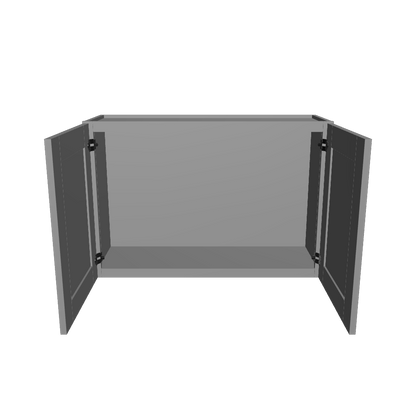 Wall Kitchen Cabinet W3624 Colonial Gray LessCare 36 in. width 24 in. height 12 in. depth