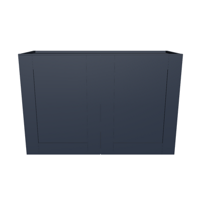 Wall Kitchen Cabinet W3624 Danbury Blue LessCare 36 in. width 24 in. height 12 in. depth