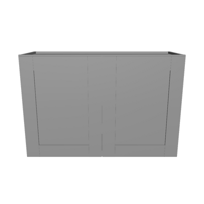 Wall Kitchen Cabinet W3624 Colonial Gray LessCare 36 in. width 24 in. height 12 in. depth
