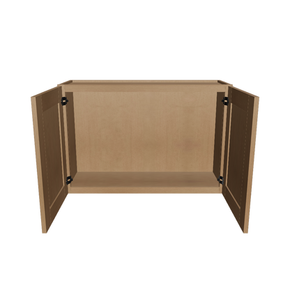 Wall Kitchen Cabinet W3624 Shaker Toffee LessCare 36 in. width 24 in. height 12 in. depth