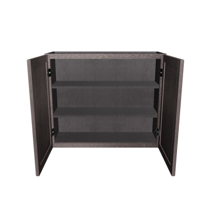 Wall Kitchen Cabinet W3630 Milan Slate 36 in. width 30 in. height 12 in. depth