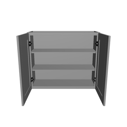 Wall Kitchen Cabinet W3630 Colonial Gray LessCare 36 in. width 30 in. height 12 in. depth