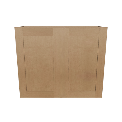 Wall Kitchen Cabinet W3630 Shaker Toffee LessCare 36 in. width 30 in. height 12 in. depth