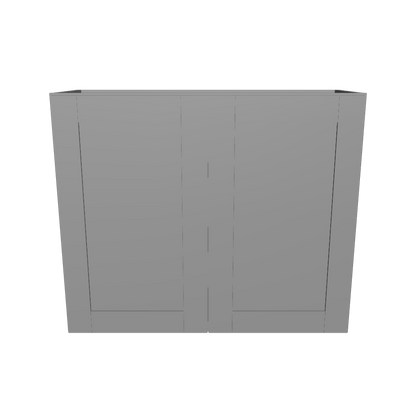 Wall Kitchen Cabinet W3630 Colonial Gray LessCare 36 in. width 30 in. height 12 in. depth