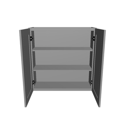 Wall Kitchen Cabinet W3636 Colonial Gray LessCare 36 in. width 36 in. height 12 in. depth