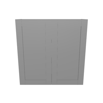 Wall Kitchen Cabinet W3636 Colonial Gray LessCare 36 in. width 36 in. height 12 in. depth