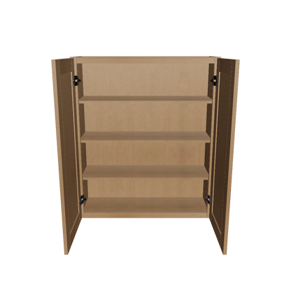 Wall Kitchen Cabinet W3642 Shaker Toffee LessCare 36 in. width 42 in. height 12 in. depth