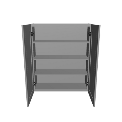 Wall Kitchen Cabinet W3642 Colonial Gray LessCare 36 in. width 42 in. height 12 in. depth