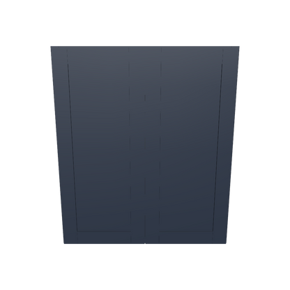 Wall Kitchen Cabinet W3642 Danbury Blue LessCare 36 in. width 42 in. height 12 in. depth
