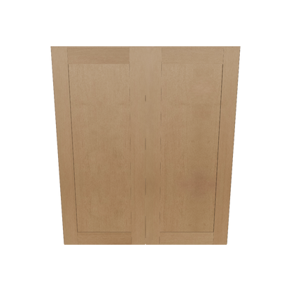 Wall Kitchen Cabinet W3642 Shaker Toffee LessCare 36 in. width 42 in. height 12 in. depth
