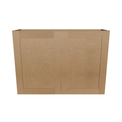 Wall Kitchen Cabinet W4230 Shaker Toffee LessCare 42 in. width 30 in. height 12 in. depth