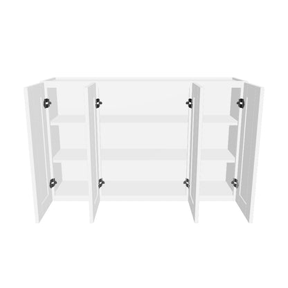 Wall Kitchen Cabinet W4830 Alpina White LessCare 48 in. width 30 in. height 12 in. depth