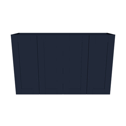 Wall Kitchen Cabinet W4830 Danbury Blue LessCare 48 in. width 30 in. height 12 in. depth