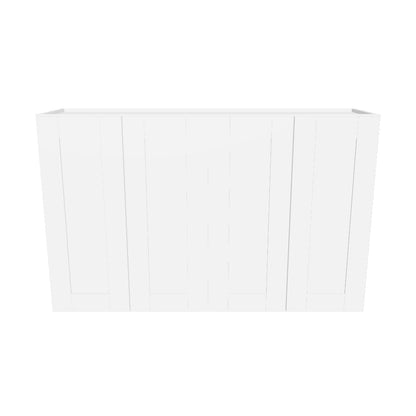 Wall Kitchen Cabinet W4830 Alpina White LessCare 48 in. width 30 in. height 12 in. depth