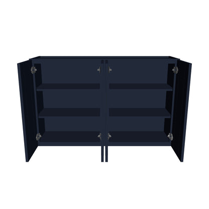 Wall Kitchen Cabinet W4830 Danbury Blue LessCare 48 in. width 30 in. height 12 in. depth