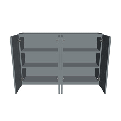 Wall Kitchen Cabinet W4830 Colonial Gray LessCare 48 in. width 30 in. height 12 in. depth