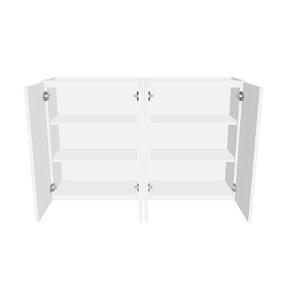 Wall Kitchen Cabinet W4830 Alpina White LessCare 48 in. width 30 in. height 12 in. depth