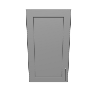 Wall End Kitchen Cabinet WEC1230 Colonial Gray LessCare 12 in. width 30 in. height 12 in. depth