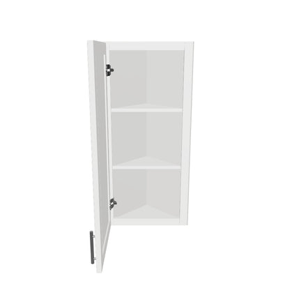 Wall End Kitchen Cabinet WEC1236 Alpina White LessCare 12 in. width 36 in. height 12 in. depth
