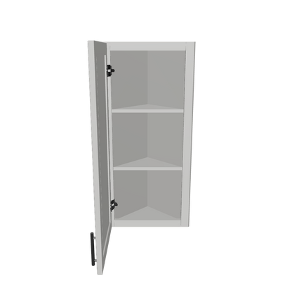 Wall End Kitchen Cabinet WEC1236 Milan Pearl 12 in. width 36 in. height 12 in. depth