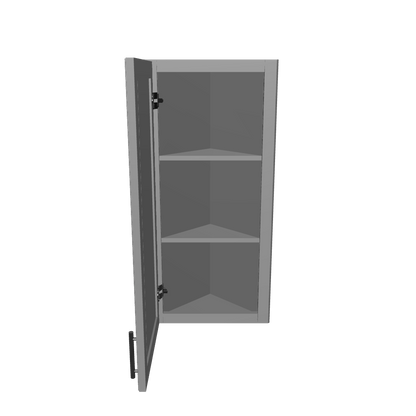 Wall End Kitchen Cabinet WEC1236 Colonial Gray LessCare 12 in. width 36 in. height 12 in. depth