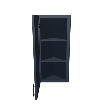 Wall End Kitchen Cabinet WEC1236 Danbury Blue LessCare 12 in. width 36 in. height 12 in. depth