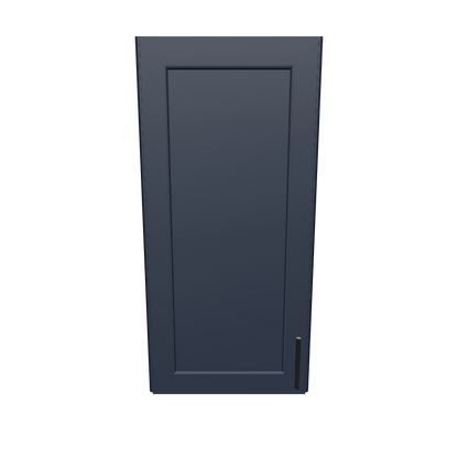 Wall End Kitchen Cabinet WEC1236 Danbury Blue LessCare 12 in. width 36 in. height 12 in. depth