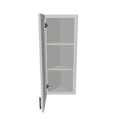 Wall End Kitchen Cabinet WEC1242 Milan Pearl 12 in. width 42 in. height 12 in. depth